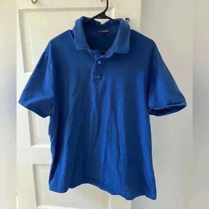 Express royal blue polo shirt